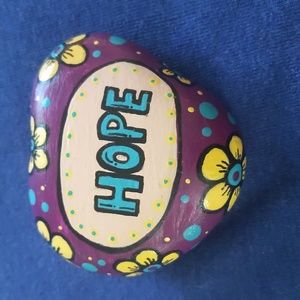 Hand painted, one of a kind rock